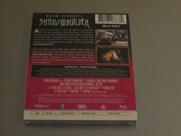 Bram Stoker's Shadowbuilder Blu-ray Special Edition with Slipcover Region Free