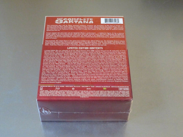 Complete Sartana Blu-Ray Limited Edition with Booklet 1st pressing RARE OOP