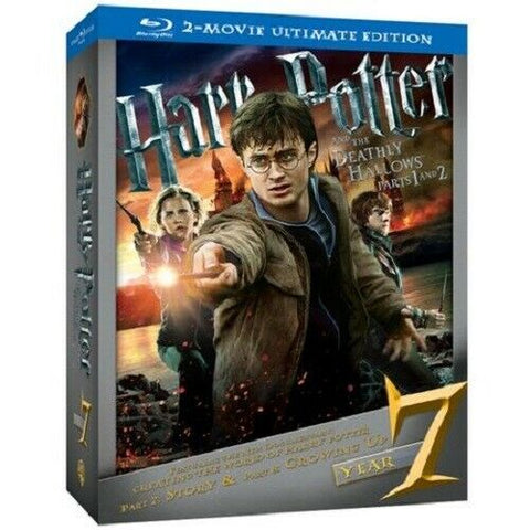 Harry Potter & The Deathly Hallows Parts 1&2 Ultimate Edition Blu-Ray Rare OOP