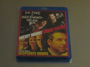 The Pope Of Greenwich Village / Desperate Hours Blu-Ray Double Feature RARE OOP