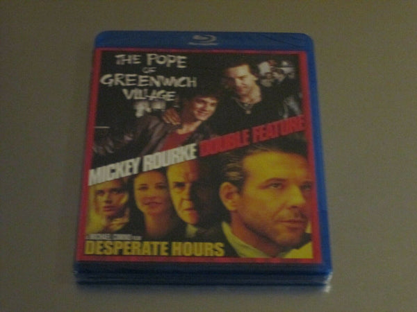 The Pope Of Greenwich Village / Desperate Hours Blu-Ray Double Feature RARE OOP